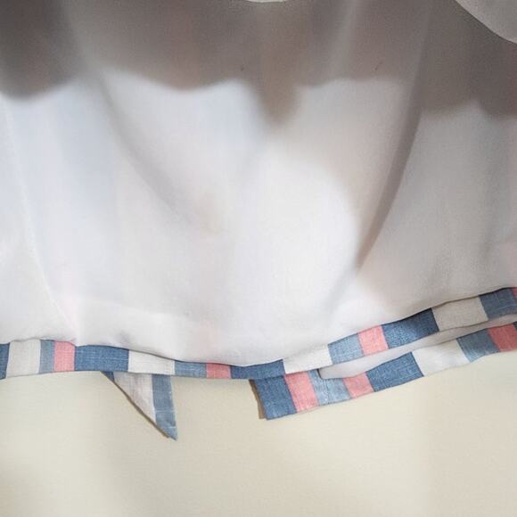 Anthropologie Finders keepers Rosetta wrap skirt striped with tie front size M - Picture 7 of 10